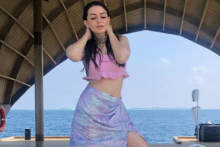 Hansika Motwani holidaying in Maldives