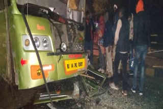 Two buses collide on Mhow Neemuch Highway