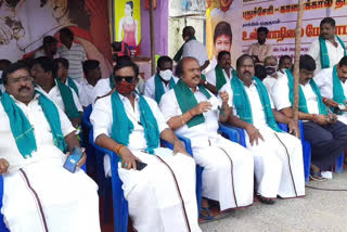 pudhucherry dmk fasting protest against farm laws