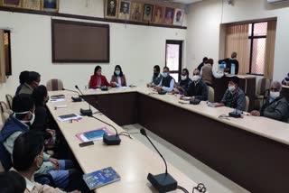 Anupama Taylor visits Bhilwara, Deputy Director of local urban body visits Bhilwara