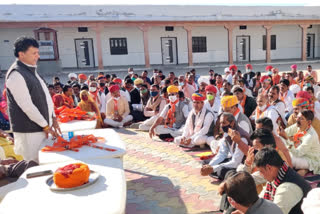 union minister kailash chaudhary, farmer protest