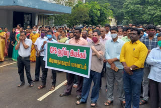 Govt. employees protest