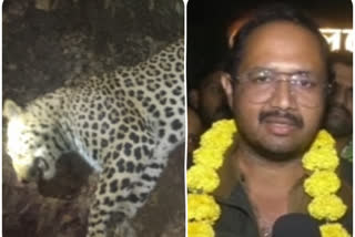 sharpshooter Dr. Dhavalsinh Mohite-Patil Killed Leopard, patil grand welcome in Akluj