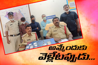 three arrested in theft case in jogipet