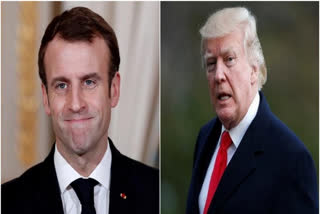 Trump speaks with Macron
