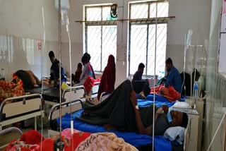 increasing crowd of patients in sadar hospital simdega