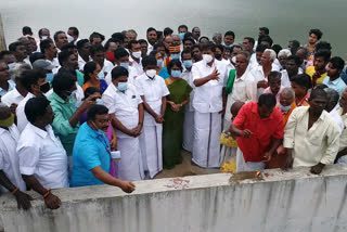 visuvakudi dam water opened for irrigation