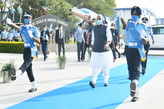 a glorious passing out parade at the dundigal air force academy