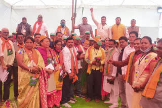 CPI workers take membership of BJP in dantewada