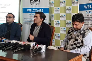 press conference of Associate Director of the Department of Neuro Surgery in Shimla Dr. Anil Dingra