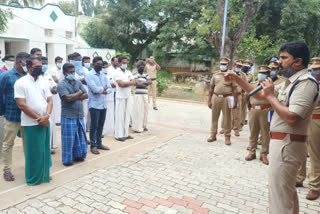 pudhukottai sp balaji  warned criminals