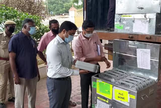 The voting machines are in stock says District Collector