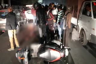 a-young-man-died-in-a-road-accident-in-ranchi