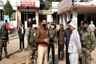 गोली लगने की सूचना पर पहुंची पुलिस