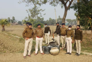 Nawada liquor factory destroyed