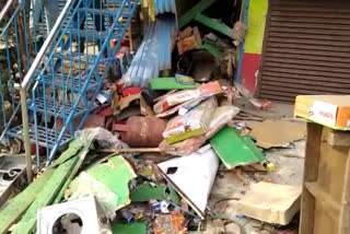 cylinder explosion in patna city