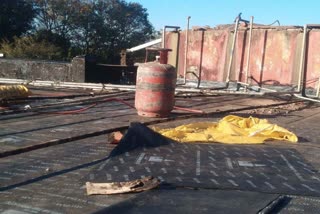 Gas cylinders burst during repair work