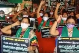 amaravathi farmers protest reaches to 369days