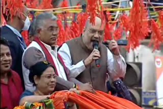 People of West Bengal are 'angry' with Mamata Banerjee: Amit Shah  Mamata Banerjee  amit shah on bengal  amit shah on Mamata Banerjee  Mamata Banerjee  bengal road show  മമതാ ബാനർജിയോടുള്ള ദേഷ്യം വ്യക്തമാക്കുന്നു  മമതാ ബാനർജി  അമിത് ഷാ  ബംഗാളിനെക്കുറിച്ച് അമിത് ഷാ  മമതാ ബാനർജിയോട് ദേഷ്യത്തിൽ  കൊൽക്കത്ത