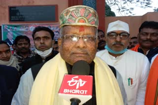 tarkishor prasad statement regarding municipal bodies in Bihar