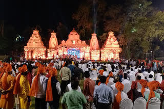 Crowds of thousands in BJP MLA Ram Satpute's wedding
