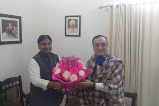 Rajasthan Congress Govind Dotasara Ajay Maken,  PCC Chief Govind Singh Dotasara visits Delhi, Rajasthan in-charge Ajay Maken visits the state