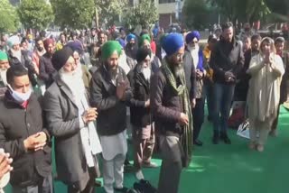 Tribute paid to the farmers who lost their lives in the agitation