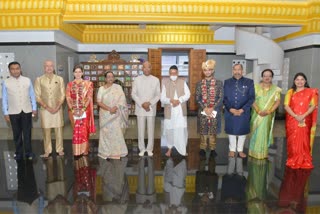 President, Governor and Chief Minister arrived in Goa temple