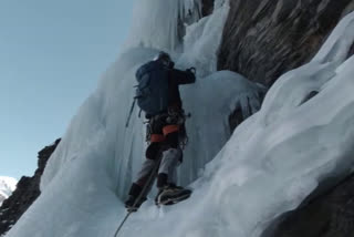 Ice climbing in Lahaul