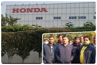 Greater Noida : Production stopped in Honda company,  thousands of employees became unemployed