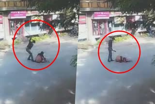 Boyfriend brutally attacks Girlfriend at Hubli in Karnataka