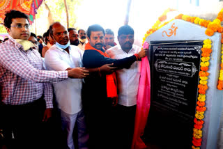 water tanks have been inaugurated by ramagundam mla