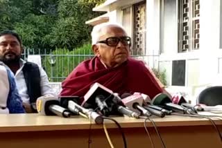 BJP DOING POLITICS IN PARI MURDER CASE SAYS NARASINGH MISHRA IN A PRESS MEET