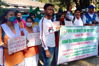 Protest day observed assam cha janajati sangstha attsa