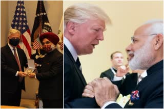 President Donald Trump presented the Legion of Merit to Indian PM Narendra Modi