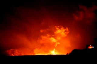 Water, lava create plumes inside Hawaii volcano