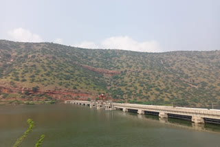 Gandikota Reservoir in Kadapa District is completely flooded