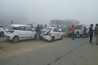 panipat NH-1 road accident