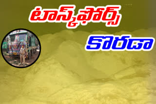 Task force caught the sand moving illegally in narayanpet