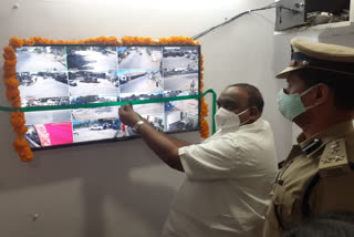 MLA Satish Kumar  and cp kamalasan reddy launches CCTV cameras in chigurumamidi mandal