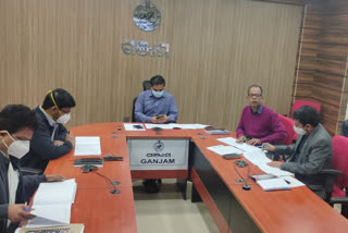 Ganjam district level revenue review meeting held