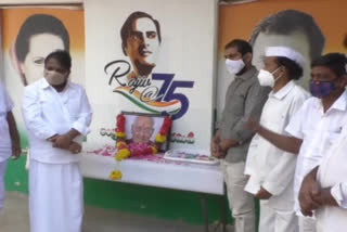 tributes to Motilal vora at Vijayawada