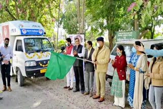 beti bachao beti padhao in devgarh, awareness chariot