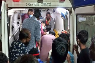 A bus accident carrying a ballot box