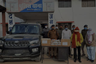 accused of cannabis smuggling arrested in datia