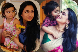 Shwetha Srivatsav photo shoot with daughter