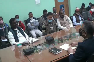 ongc-drivers-meeting-with-bjp-mla-against-management-in-bokaro