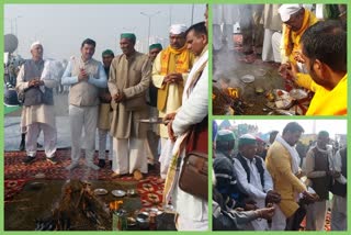 118th birth anniversary of Chaudhary Charan Singh celebrated on NH-9