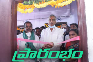 Minister Harish Rao visited Sangareddy and Medak districts