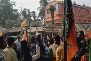 TMC-BJP clash at Ramnagar